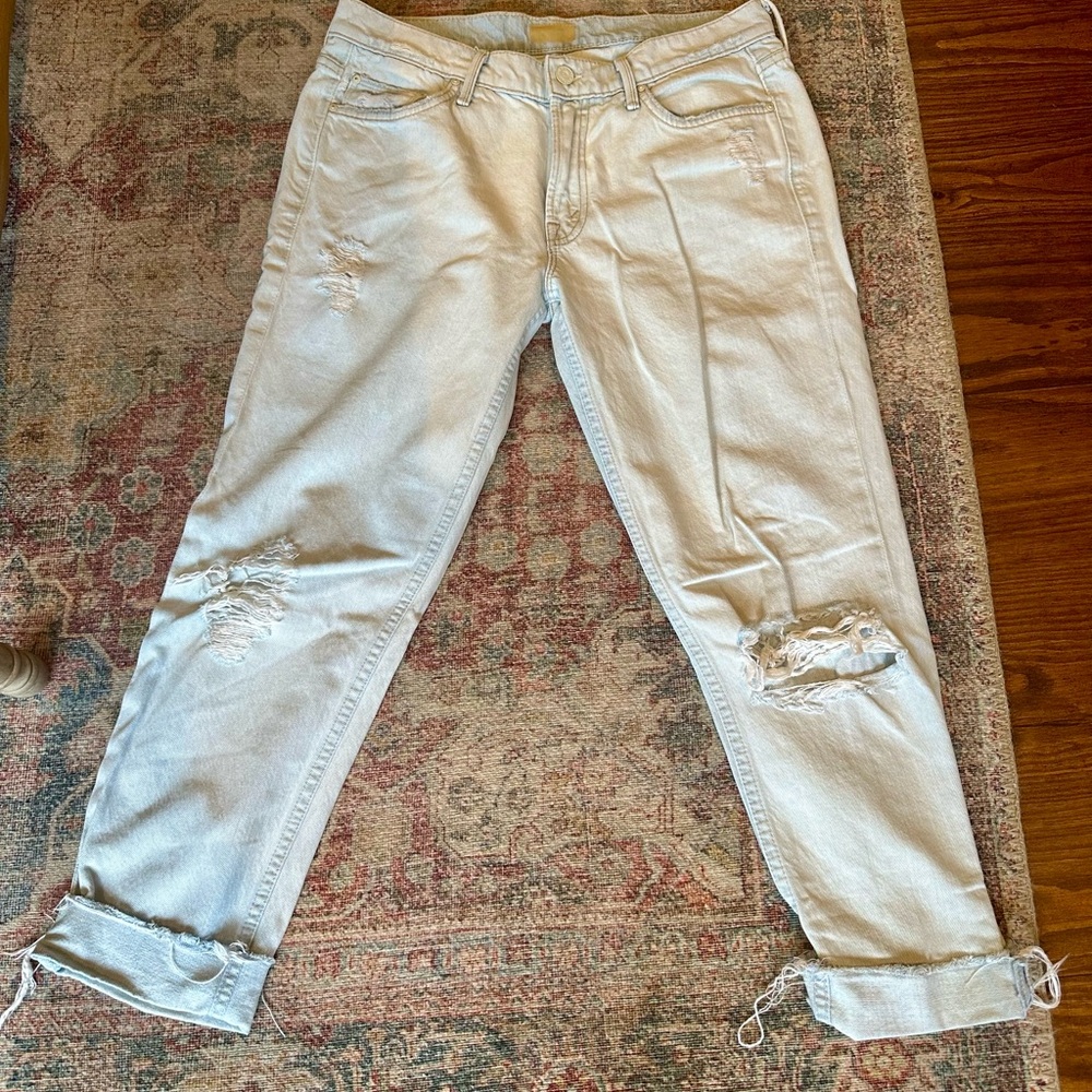 MOTHER Denim The Drop Out - Get Blondie - 27